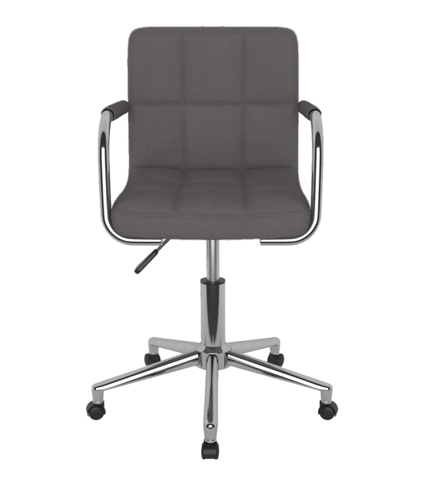 Online Eetkamerstoel draaibaar stof taupe Stoelen