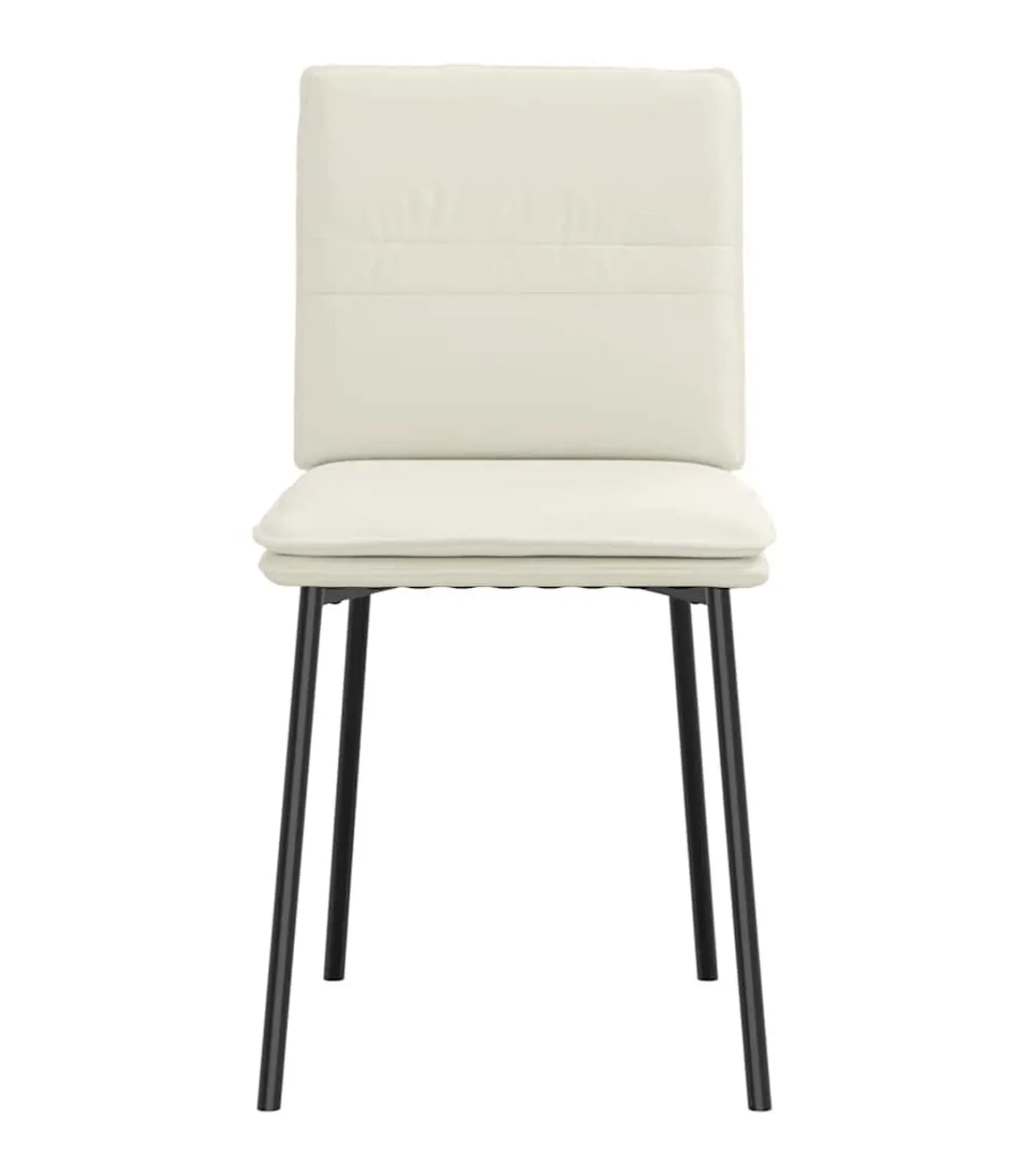 Clearance Eetkamerstoelen 6 st fluweel crèmekleurig Stoelen