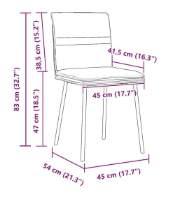 Clearance Eetkamerstoelen 6 st fluweel crèmekleurig Stoelen