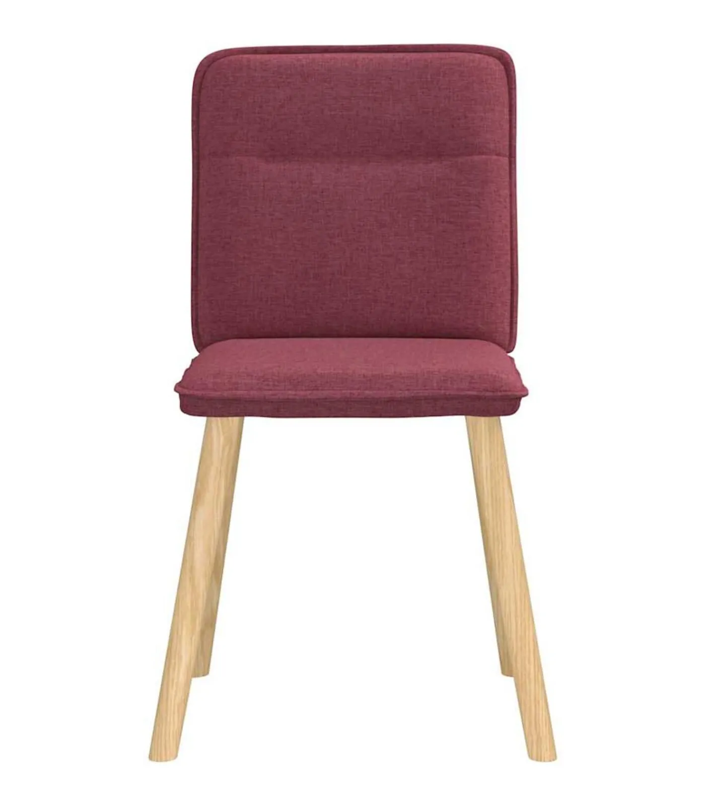 Eetkamerstoelen 4 st stof wijnrood Stoelen