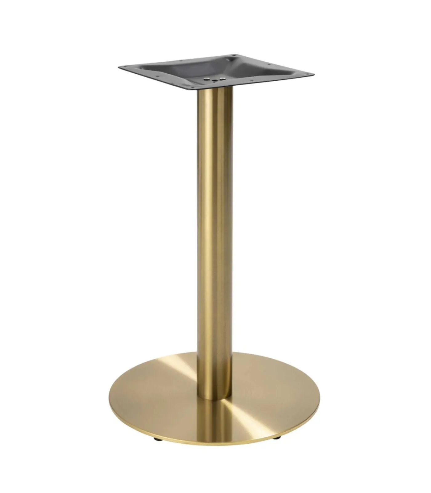 Hot Eettafel 60 x 60 cm met gouden voet en terrazzo/gouden coating Tafels