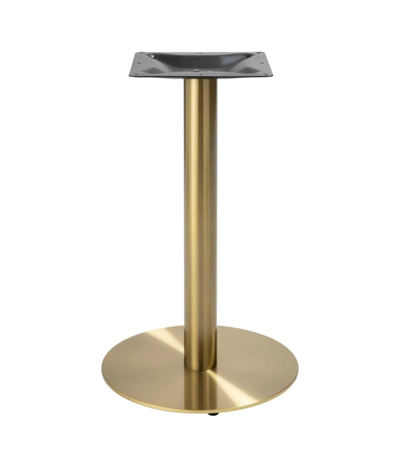 Hot Eettafel 60 x 60 cm met gouden voet en terrazzo/gouden coating Tafels