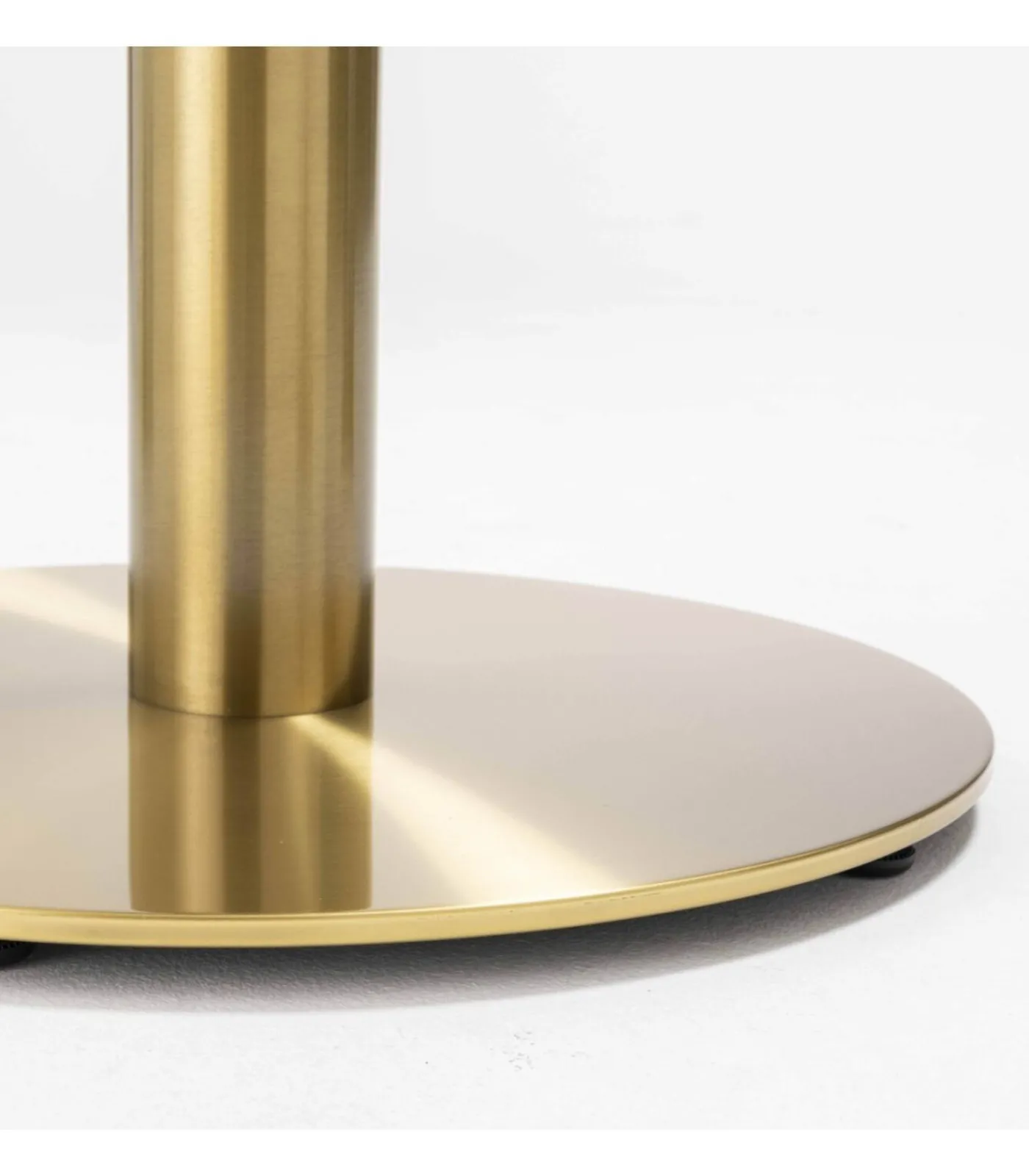 Hot Eettafel 60 x 60 cm met gouden voet en terrazzo/gouden coating Tafels