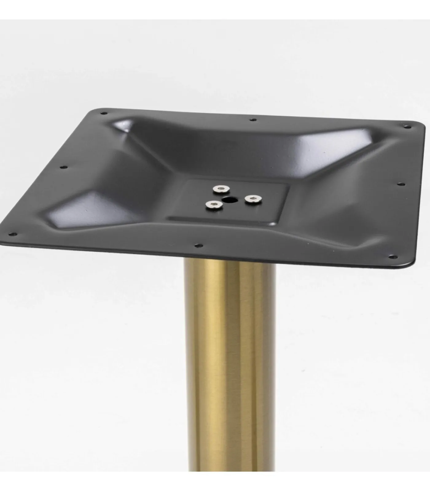 Hot Eettafel 60 x 60 cm met gouden voet en terrazzo/gouden coating Tafels