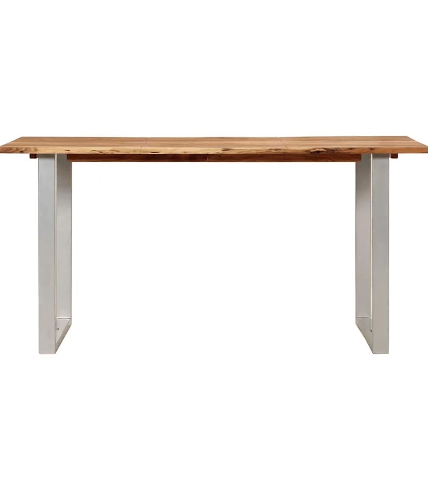 vidaXL Eettafel 154x80x76 cm massief acaciahout