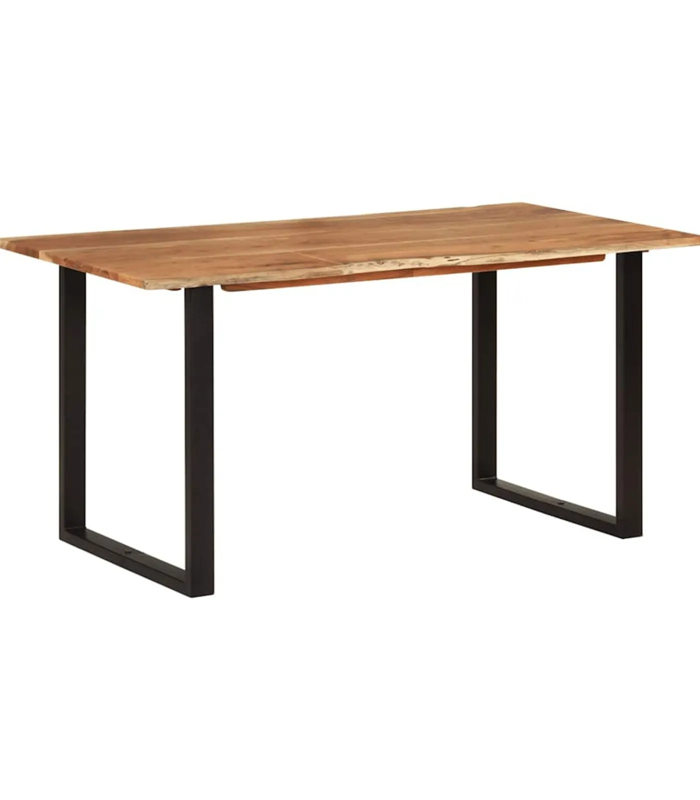 vidaXL Eettafel 154x80x76 cm massief acaciahout