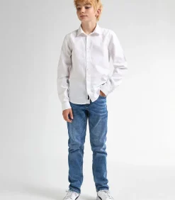 Kinderen Petrol Industries Effen Overhemd Seascape