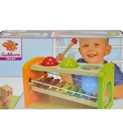 Kinderen Eichhorn houten hamerbank met xylofoon - educatief speelgoed