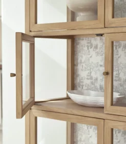 Tikamoon Eiken vitrinekast 160 Tana