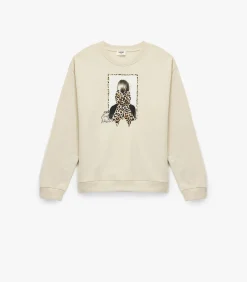 Sale Ekru Meisjes Sweatshirt Lange Mouwen Ronde Hals Katoen Kinderen Truien & Cardigans