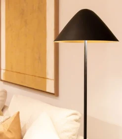 Atmooz Elan - Staande Lamp - Zwart & Goud