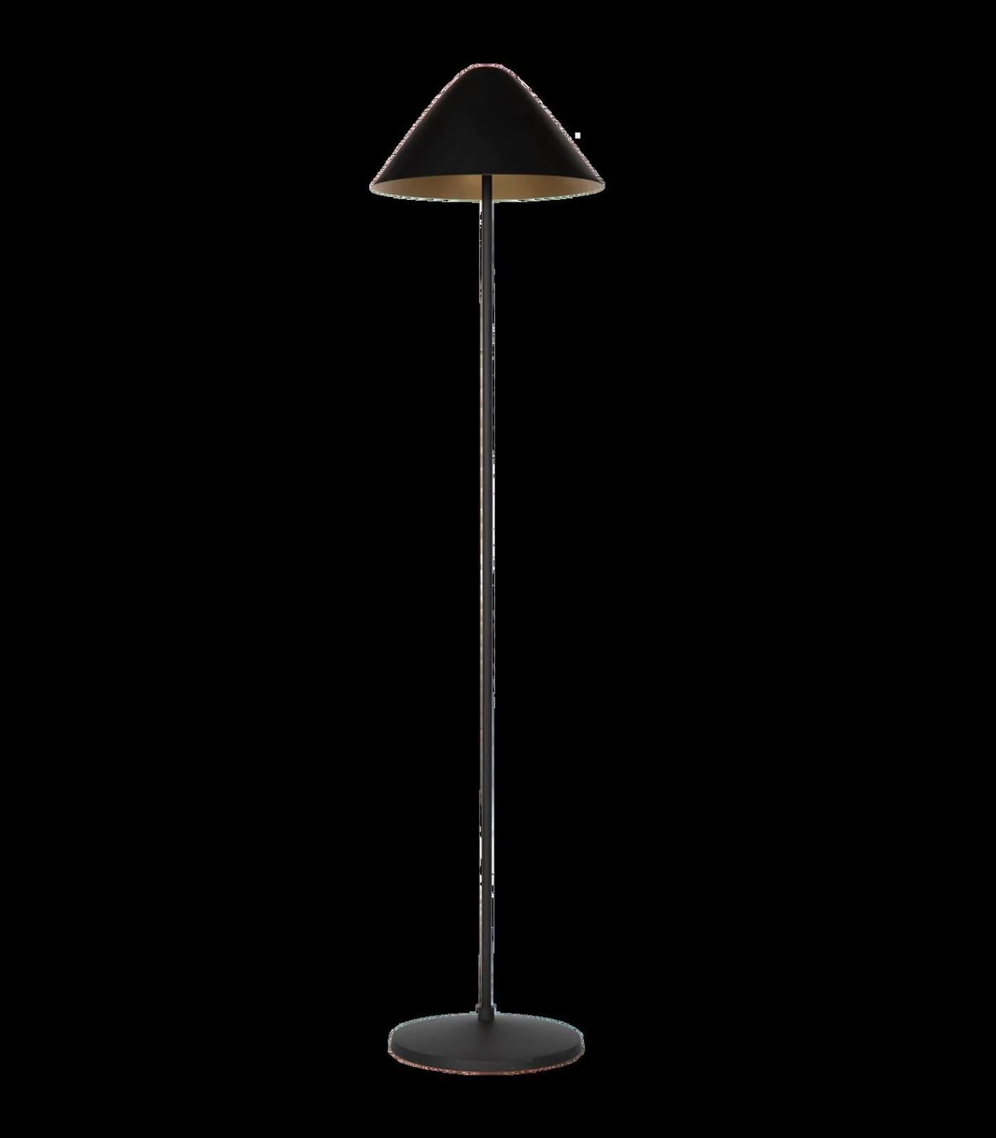 Atmooz Elan - Staande Lamp - Zwart & Goud