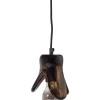 Discount Elle Hanglamp Klein - Glas - Bruin - 12x14x13 Hanglampen