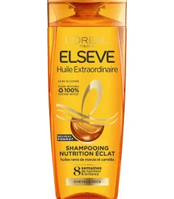 L'Oréal Paris Elseve Buitengewone Olie Glans Voedingsshampoo – Droog Haar