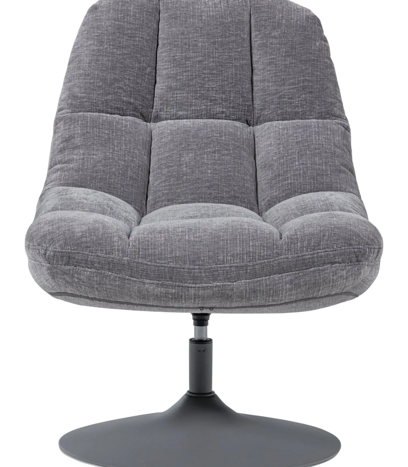 Best Elvi Draaifauteuil - Chenille Structuur - Lichtgrijs - 81x73x84 Zetels