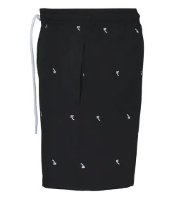 Heren Urban Classics EMBROIDERED - Zwembroek - Zwart