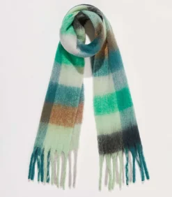 DAMES La Fiancée ENJOY gebreide sjaal met kleurrijke ruit