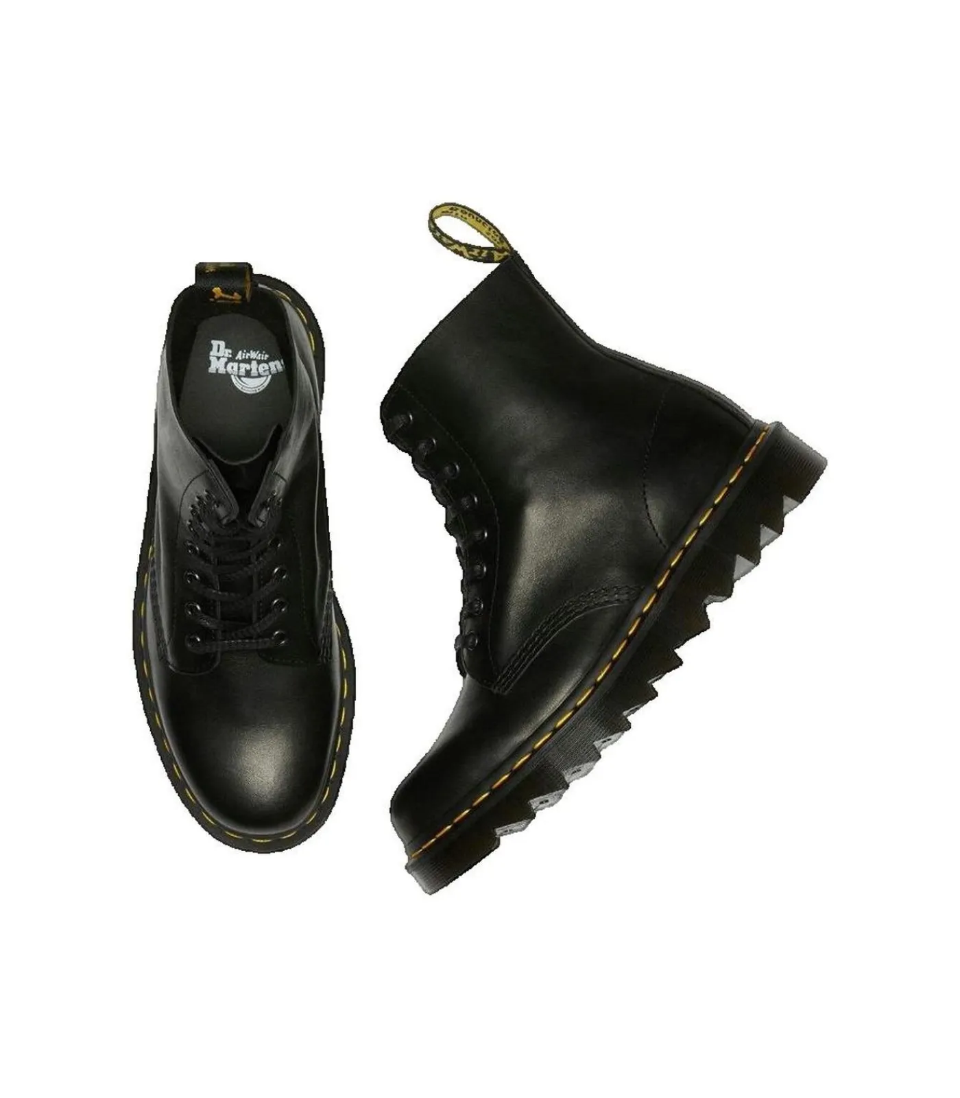Heren Dr Martens Enkellaarzen Dr. Martens Pascal Ziggy van zwart leer