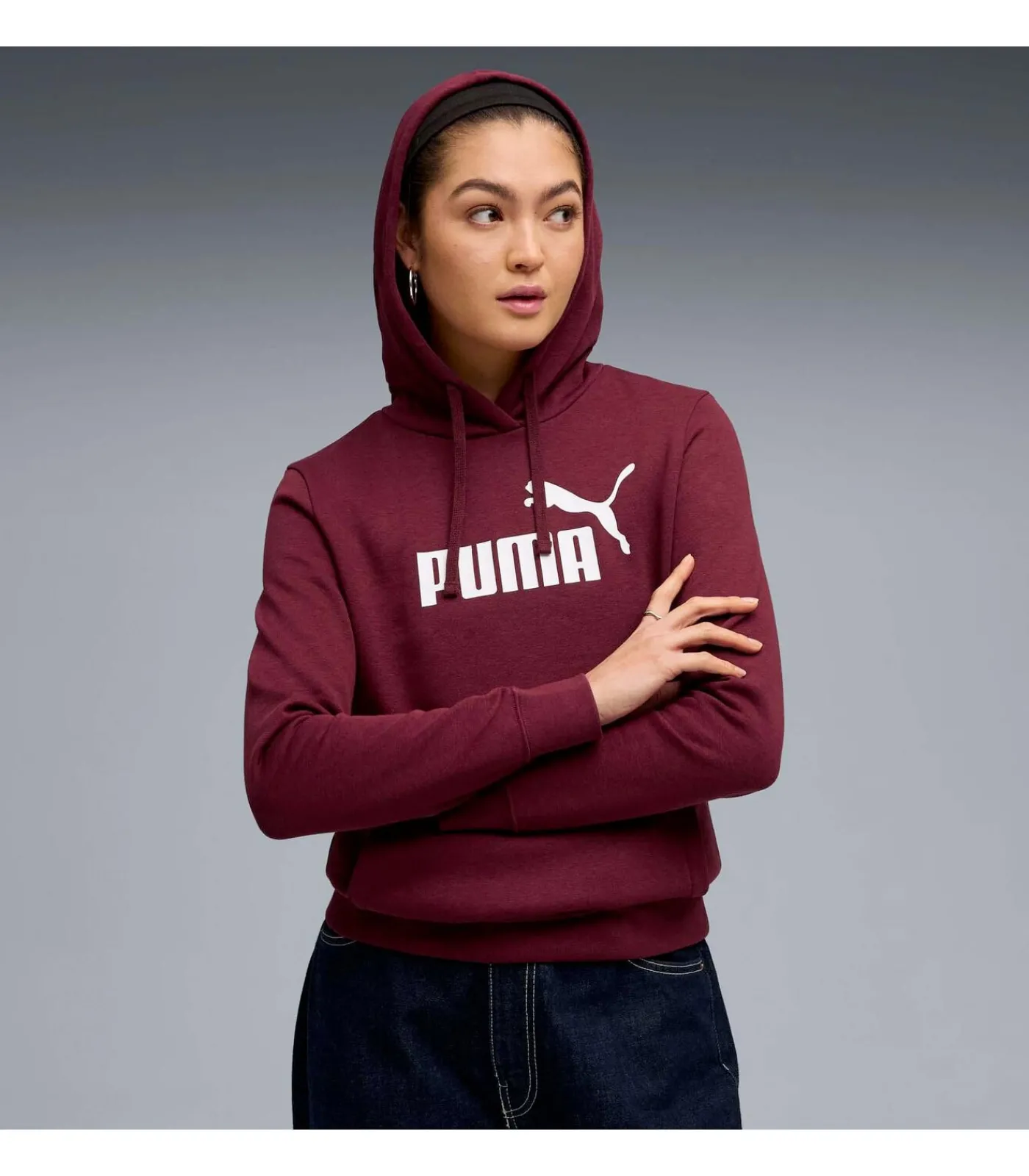 DAMES PUMA Ess No. 1 Logo Hoodie Fl (S)
