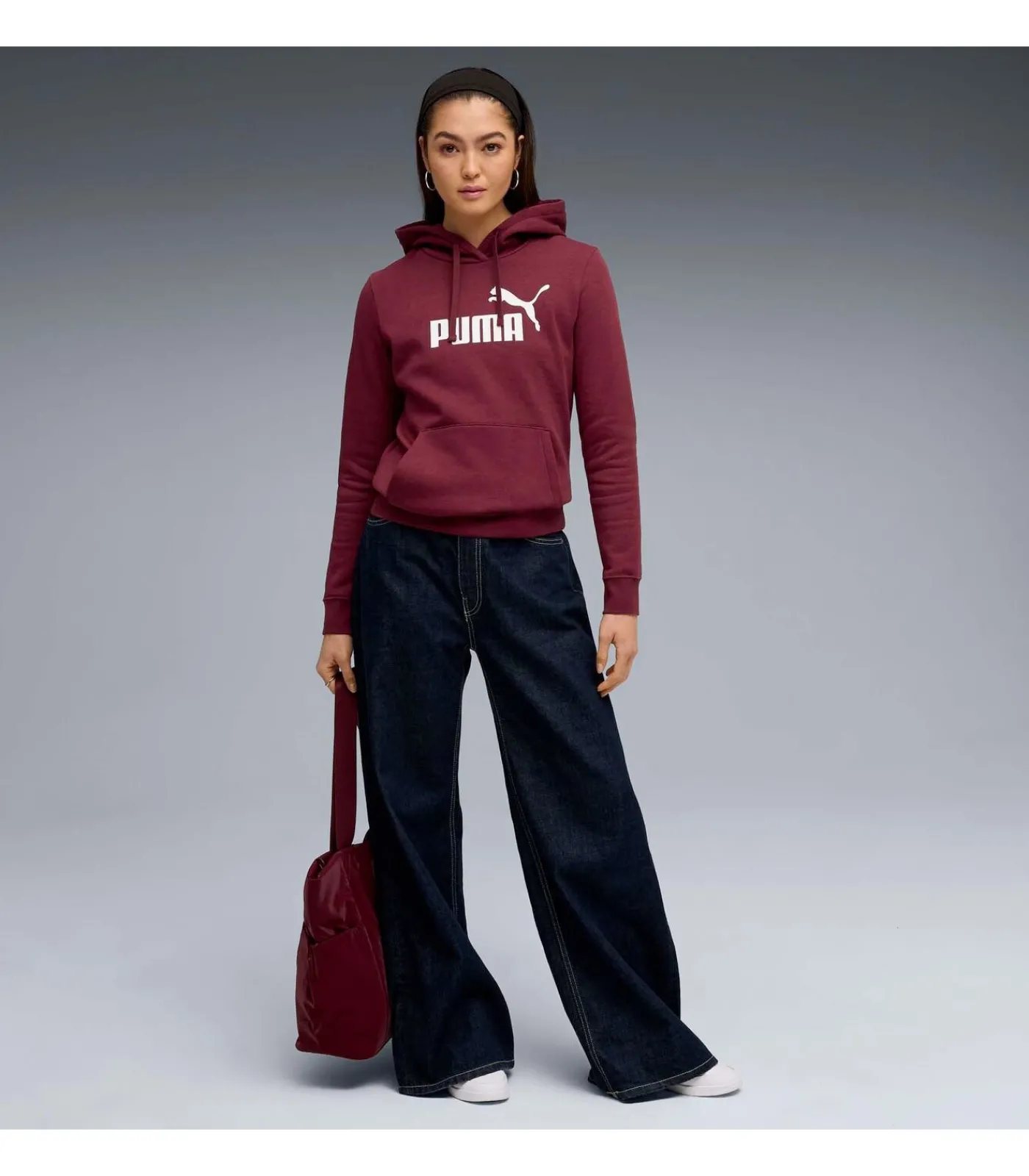 DAMES PUMA Ess No. 1 Logo Hoodie Fl (S)