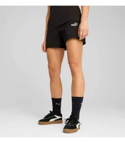 DAMES PUMA Ess Small No. 1 Logo 5'' High-Waist Shorts Tr