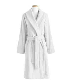DAMES Alexandre Turpault Ess-Cale - Effen badjas van biologisch gekamd katoen