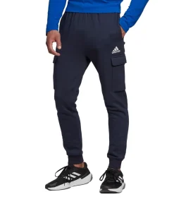 Heren Adidas ESSENTIALS - Joggingbroek - Marineblauw