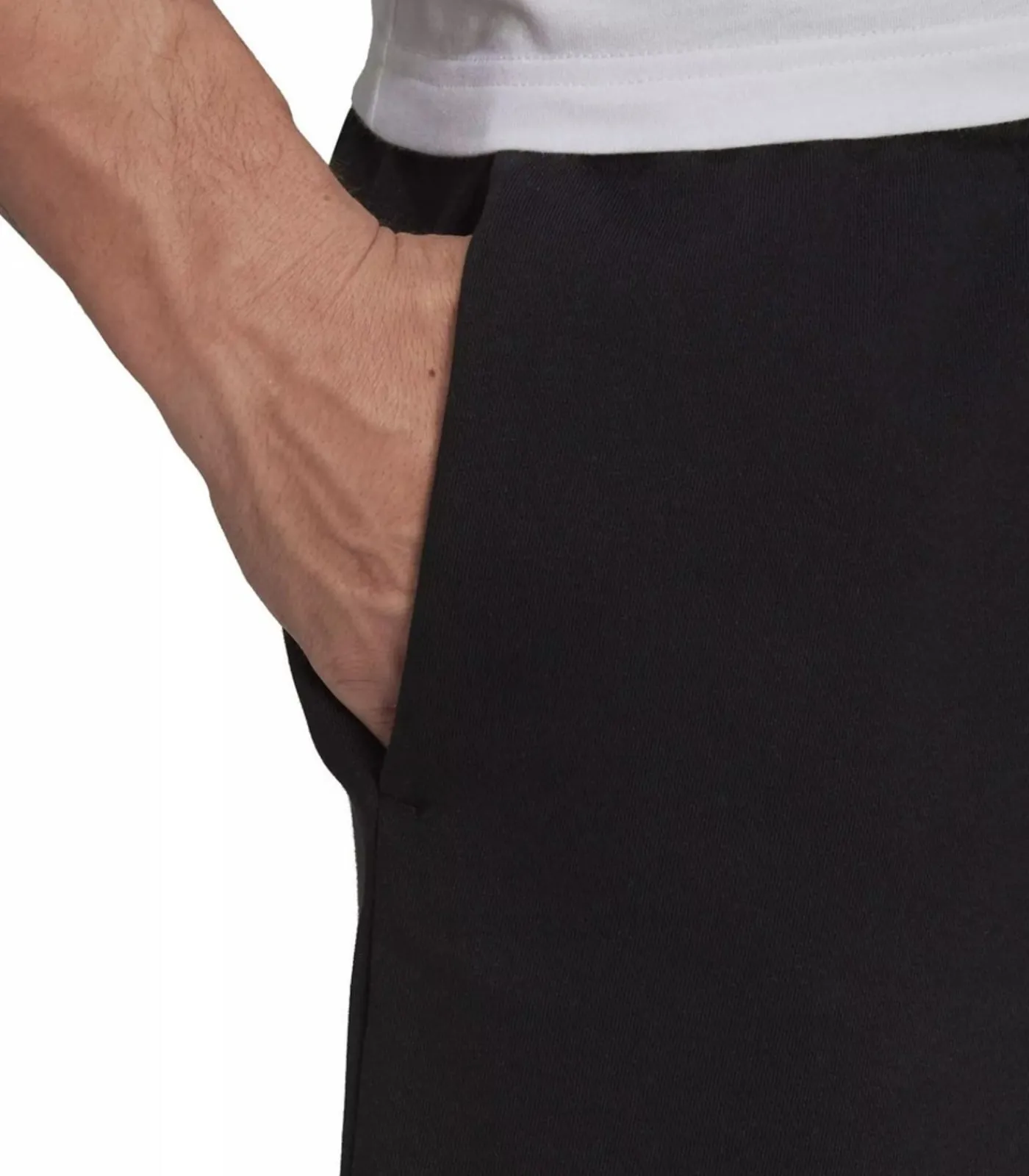 Heren Adidas ESSENTIALS FEELCOMFY - Korte Broek - Zwart