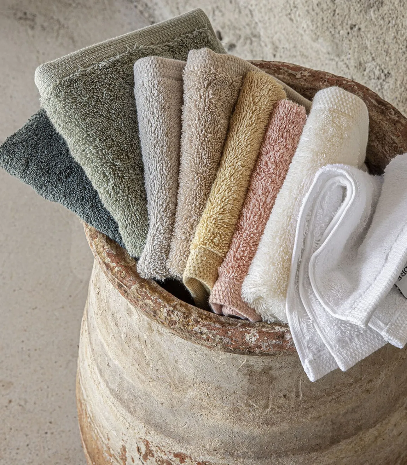 Alexandre Turpault Essentiel - Effen washandje van biologisch katoen