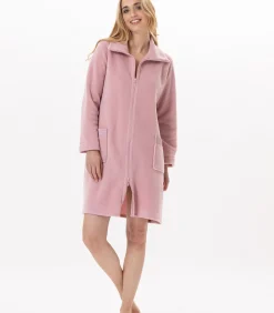 New ESSENTIEL H54A fleece kamerjas met ritssluiting DAMES Badjassen