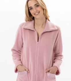 New ESSENTIEL H54A fleece kamerjas met ritssluiting DAMES Badjassen