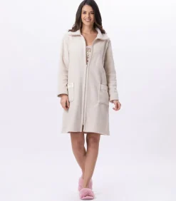 New ESSENTIEL H54A fleece kamerjas met ritssluiting DAMES Badjassen