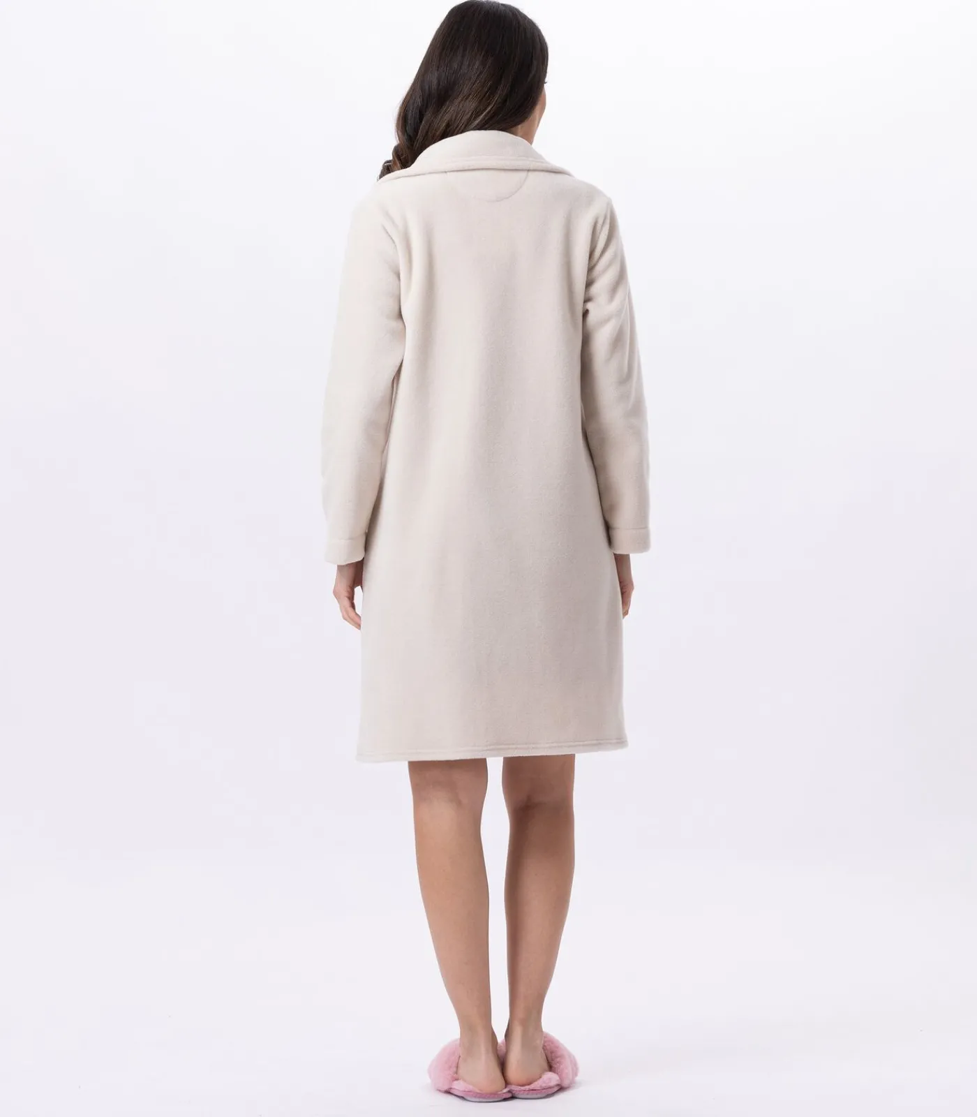 New ESSENTIEL H54A fleece kamerjas met ritssluiting DAMES Badjassen