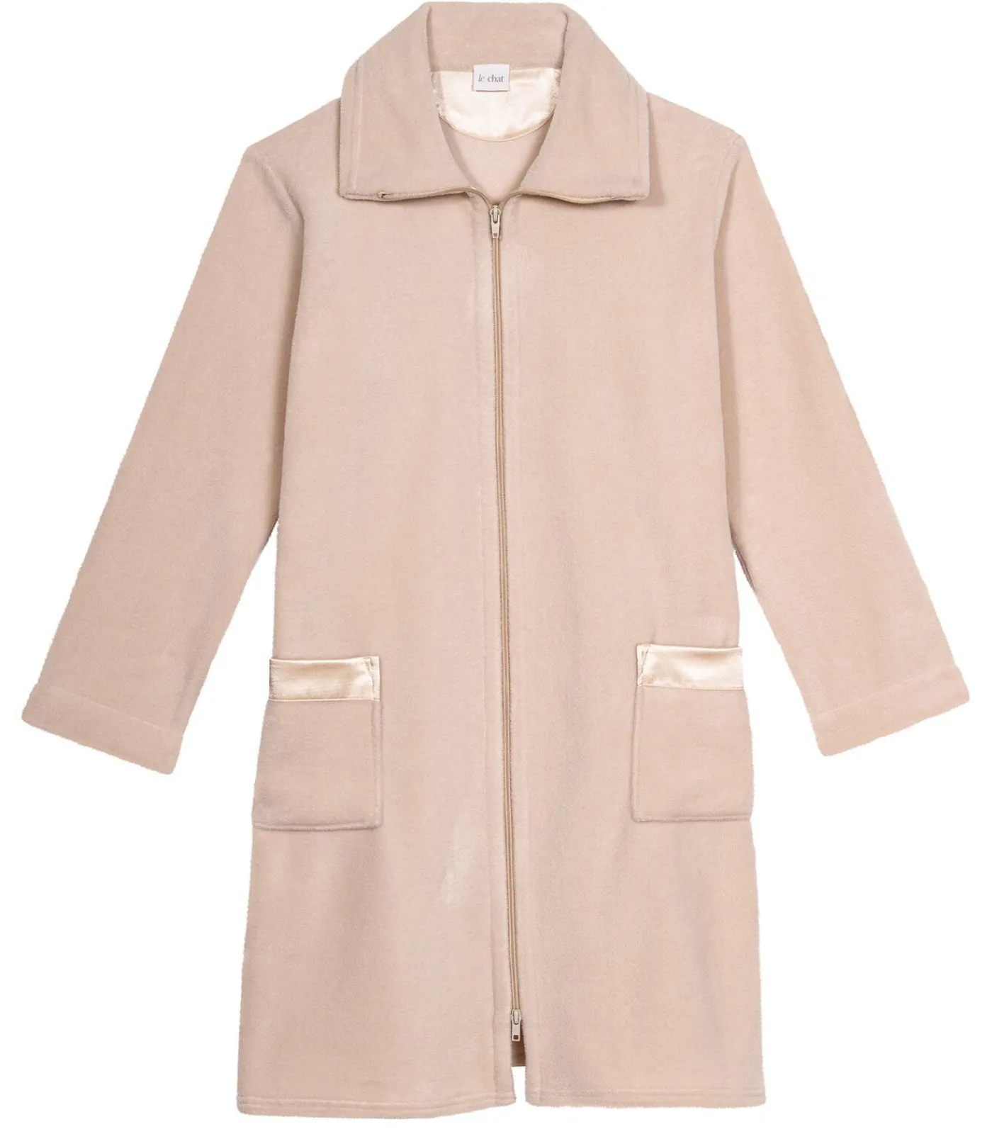 New ESSENTIEL H54A fleece kamerjas met ritssluiting DAMES Badjassen