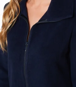 DAMES LE CHAT ESSENTIEL H54A fleece kamerjas met ritssluiting