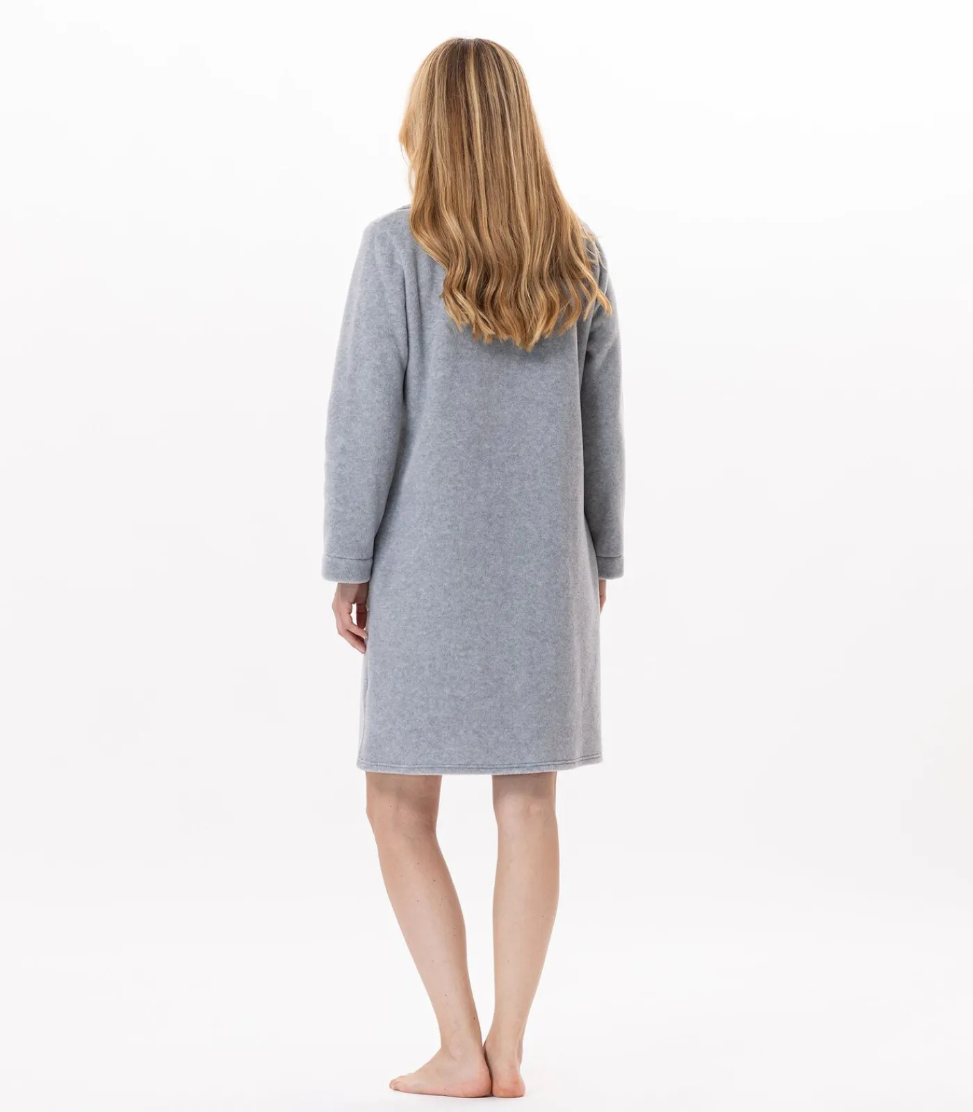 Hot ESSENTIEL H54A fleece kamerjas met ritssluiting DAMES Badjassen