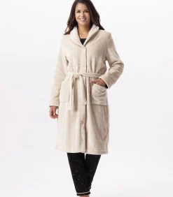 ESSENTIEL H51B pluche flanellen kamerjas DAMES Badjassen