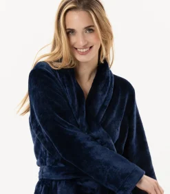 DAMES LE CHAT ESSENTIEL H61B pluche flanellen badjas