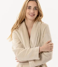 New ESSENTIEL H61B pluche flanellen badjas DAMES Badjassen