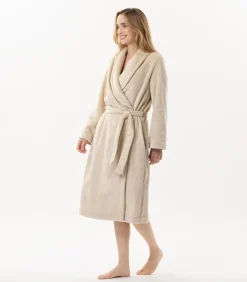 New ESSENTIEL H61B pluche flanellen badjas DAMES Badjassen