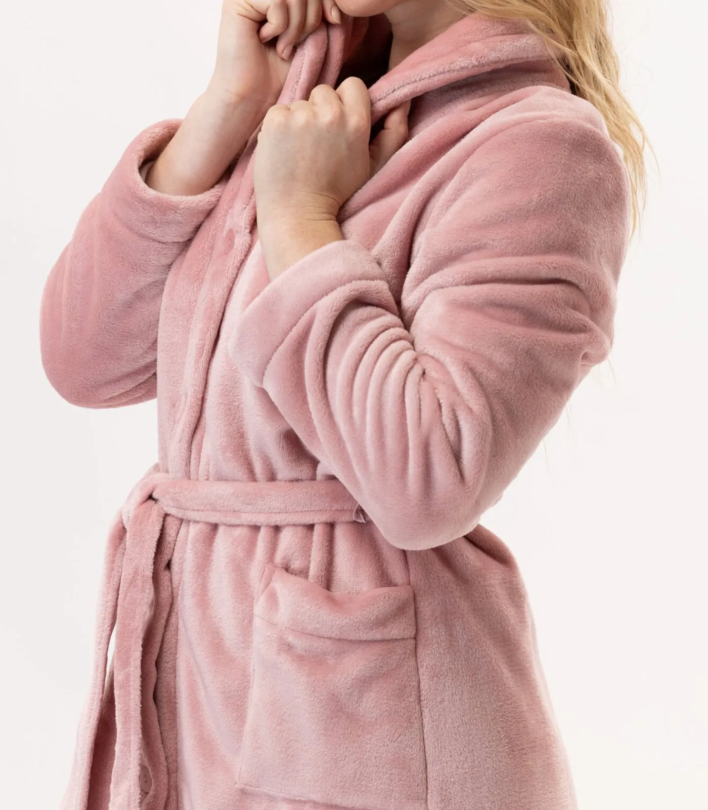 DAMES LE CHAT ESSENTIEL H51B pluche flanellen kamerjas