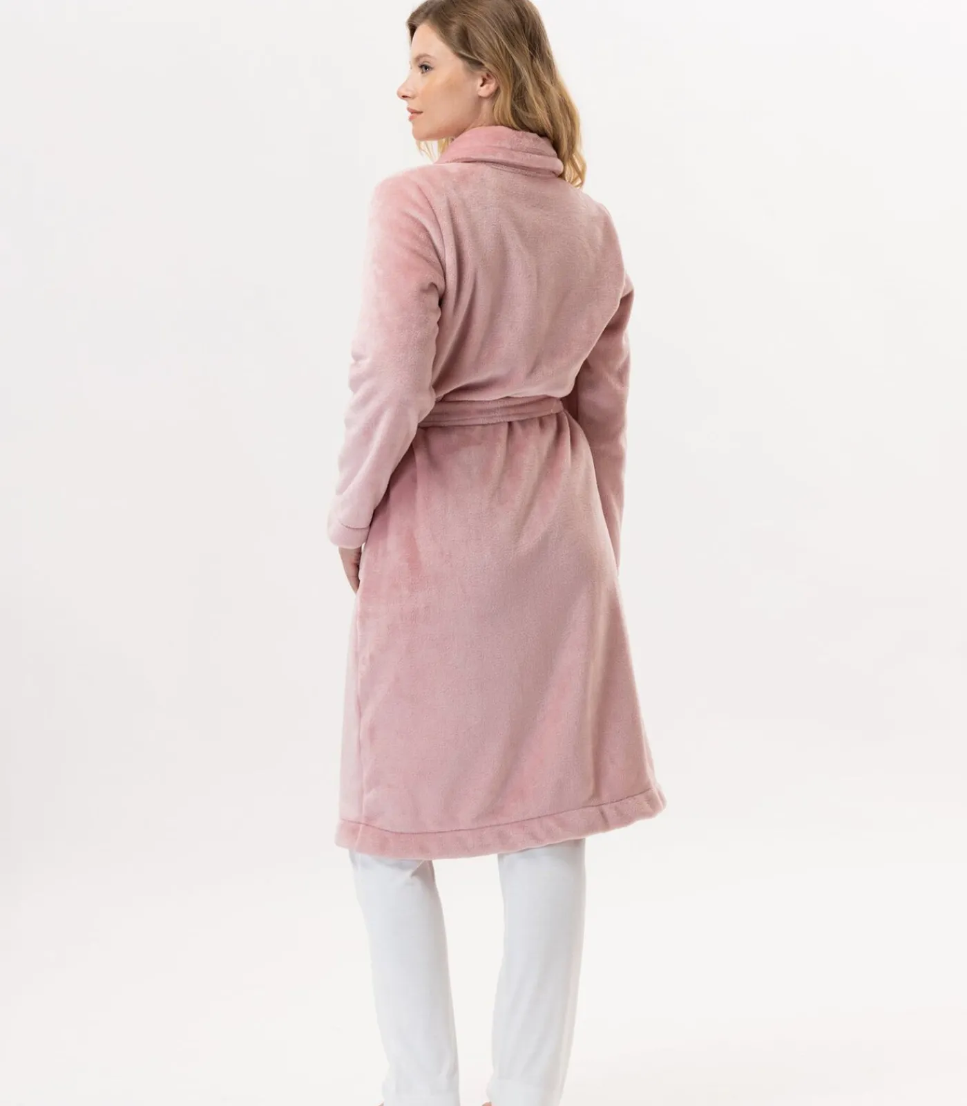 DAMES LE CHAT ESSENTIEL H51B pluche flanellen kamerjas