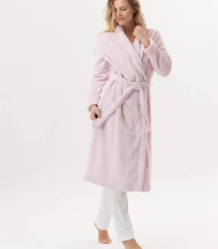 DAMES LE CHAT ESSENTIEL H61B pluche flanellen badjas