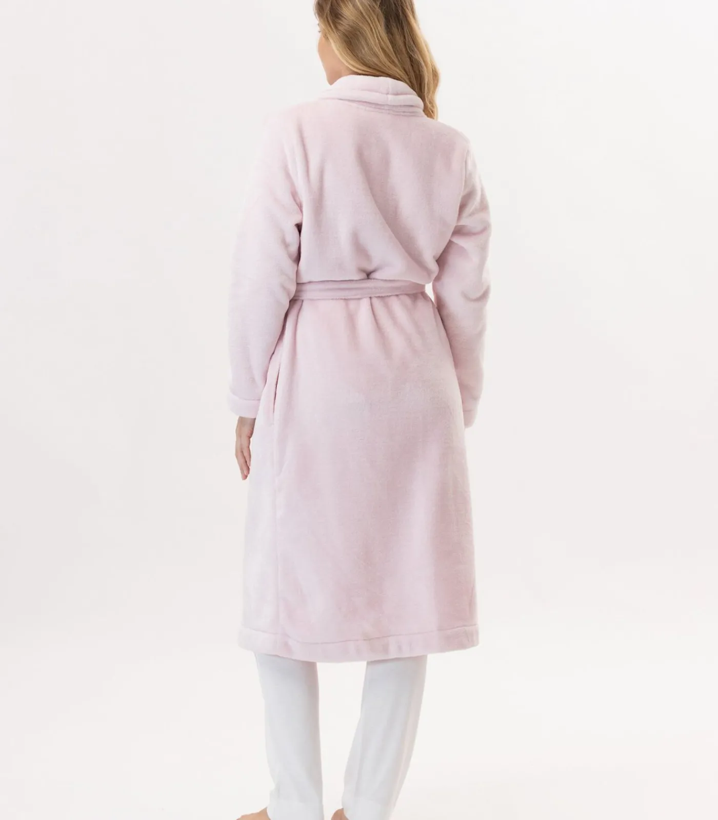 DAMES LE CHAT ESSENTIEL H61B pluche flanellen badjas