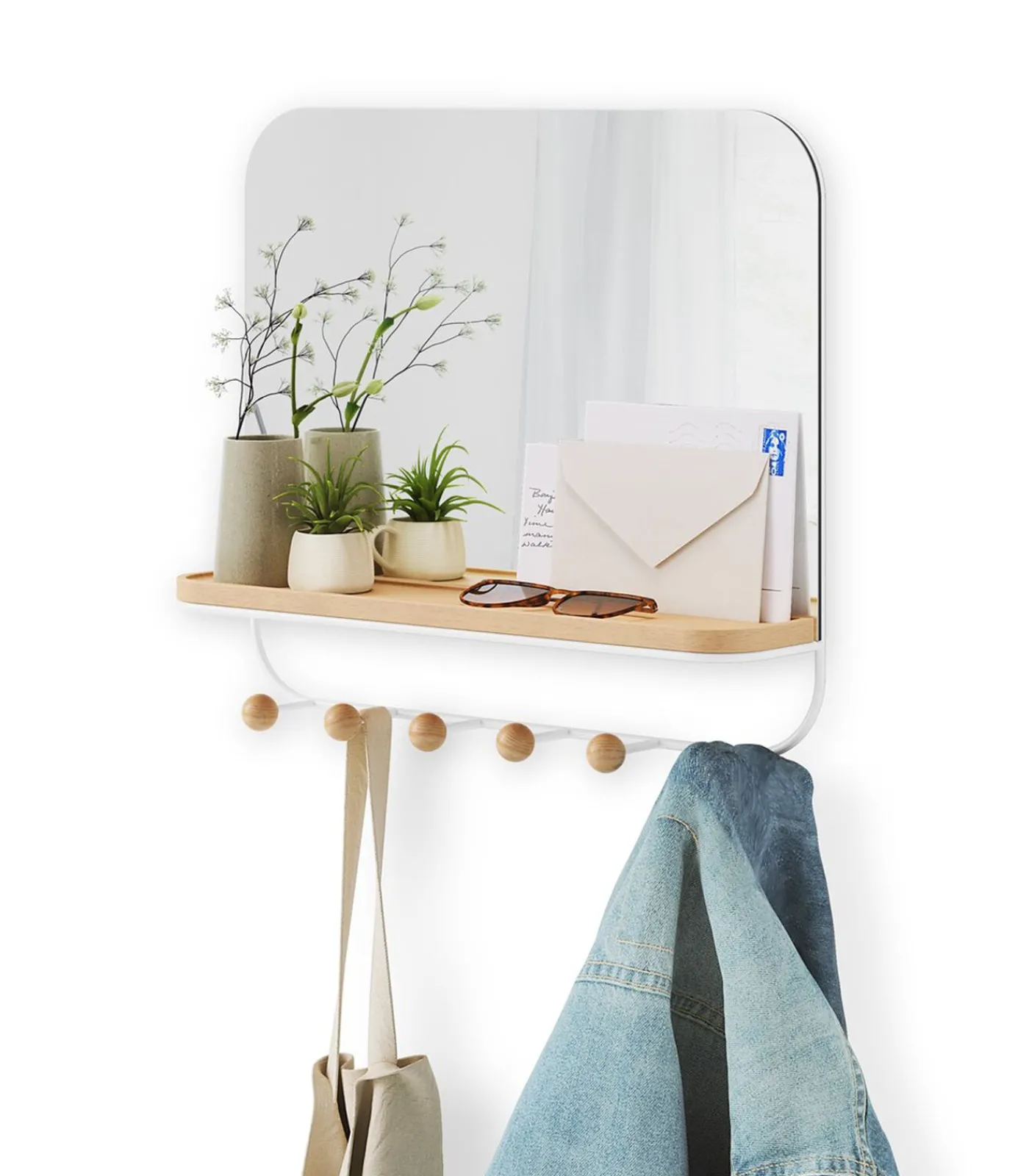 Umbra Estique spiegel met haken