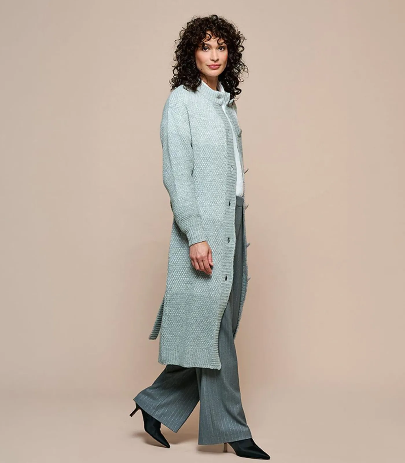 Online Evelyn Vest Grijs DAMES Truien & Cardigans