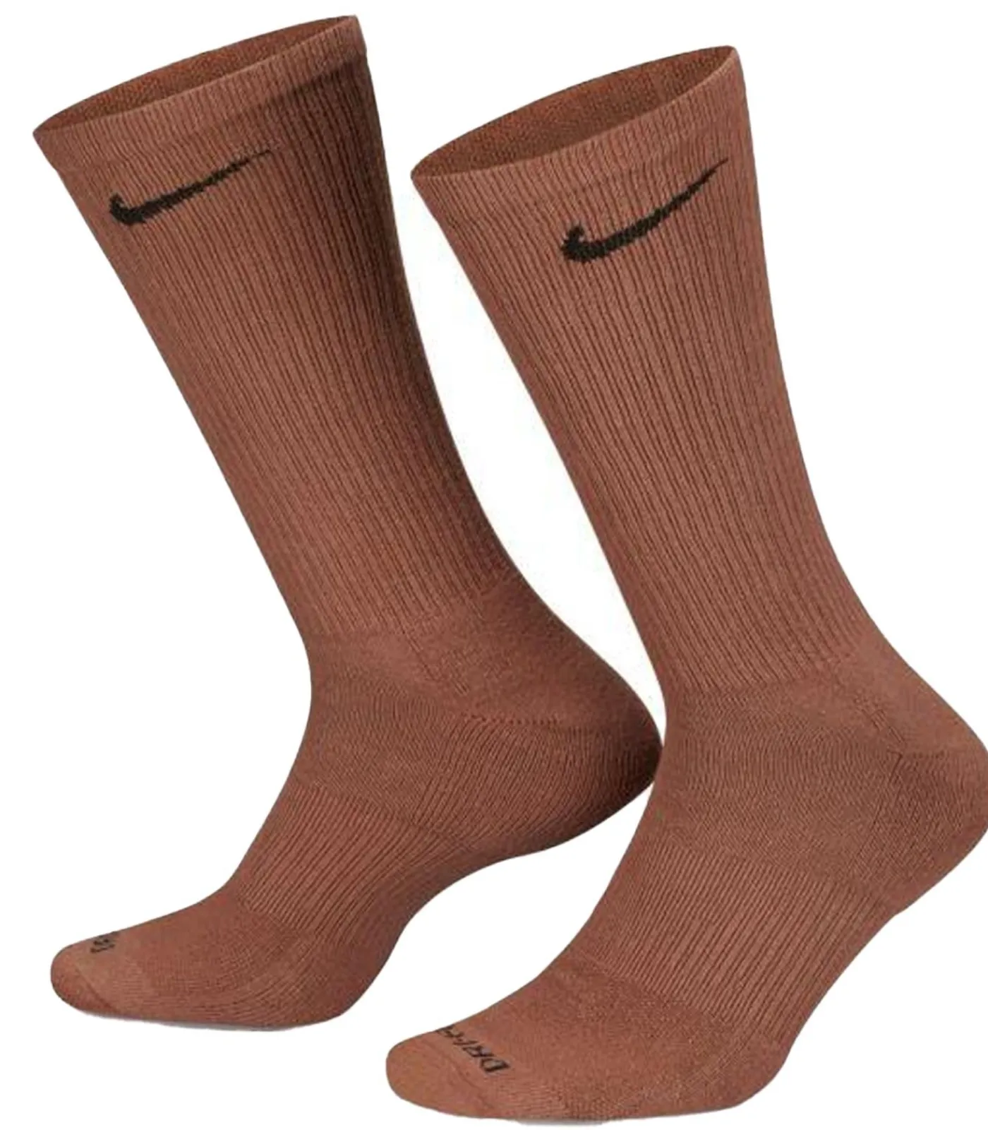 DAMES Nike EVERYDAY PLUS - Sokken - Bruin