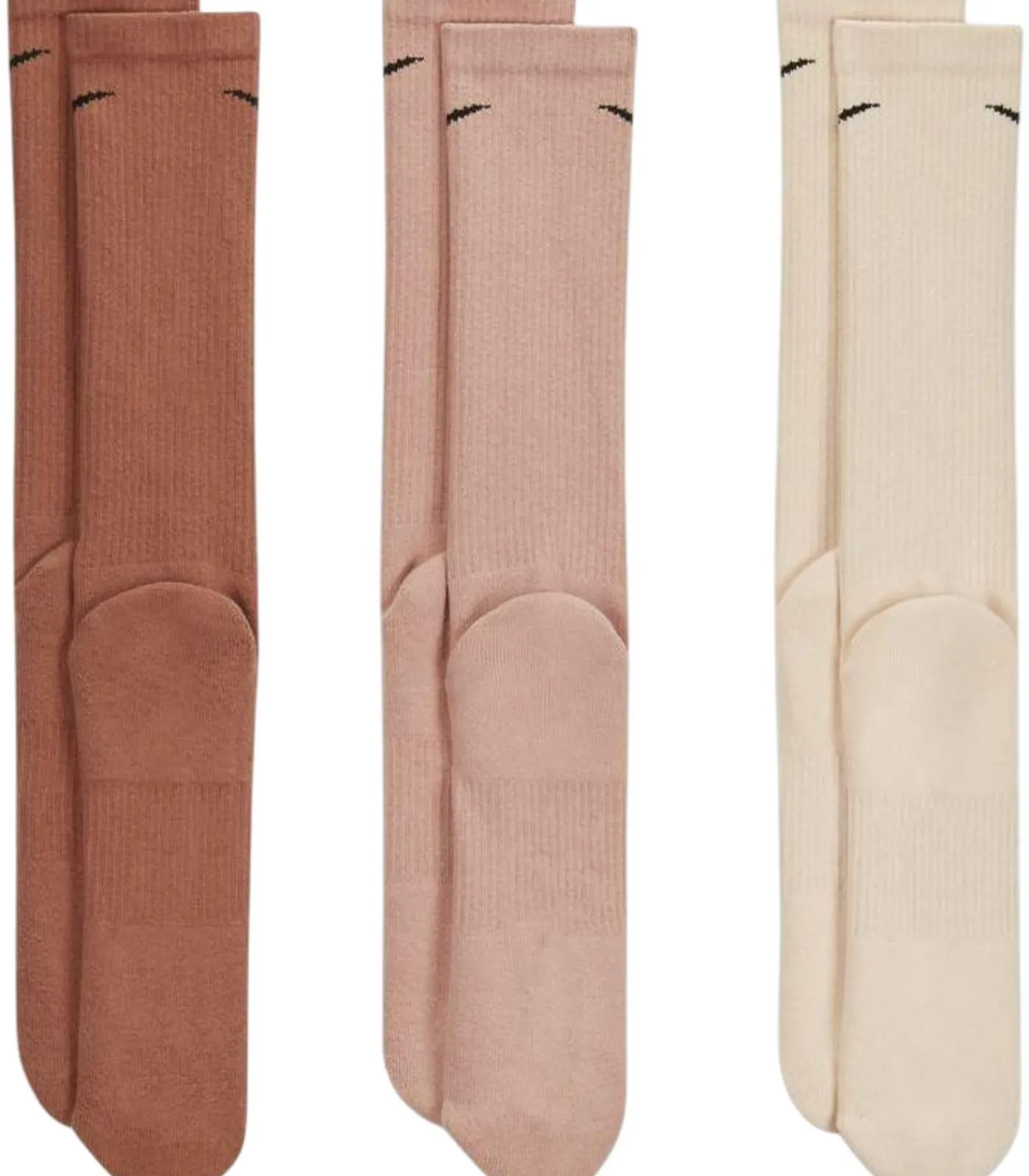 DAMES Nike EVERYDAY PLUS - Sokken - Bruin