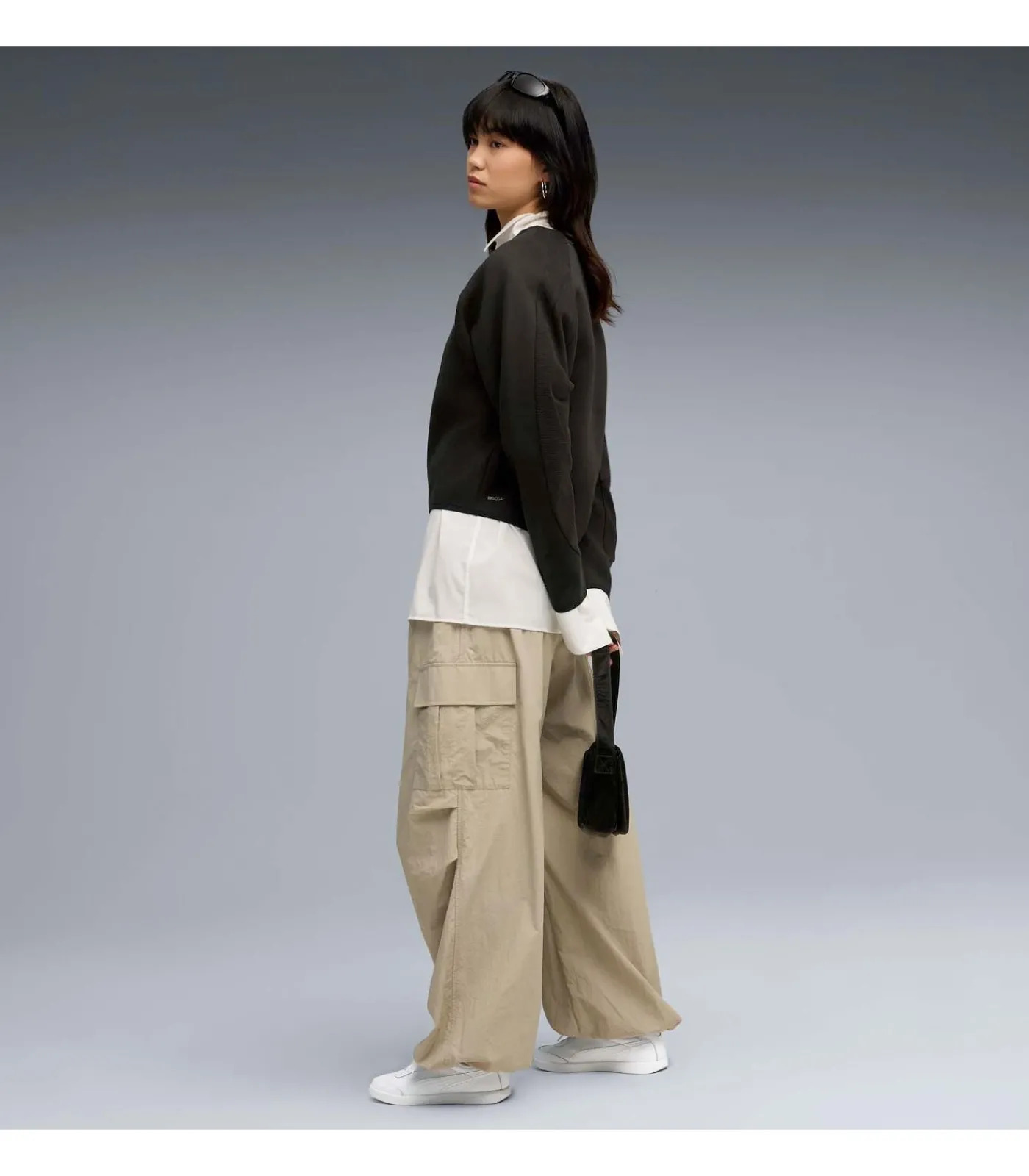 Discount Evostripe Comfort Short Crew Dk DAMES Truien & Cardigans