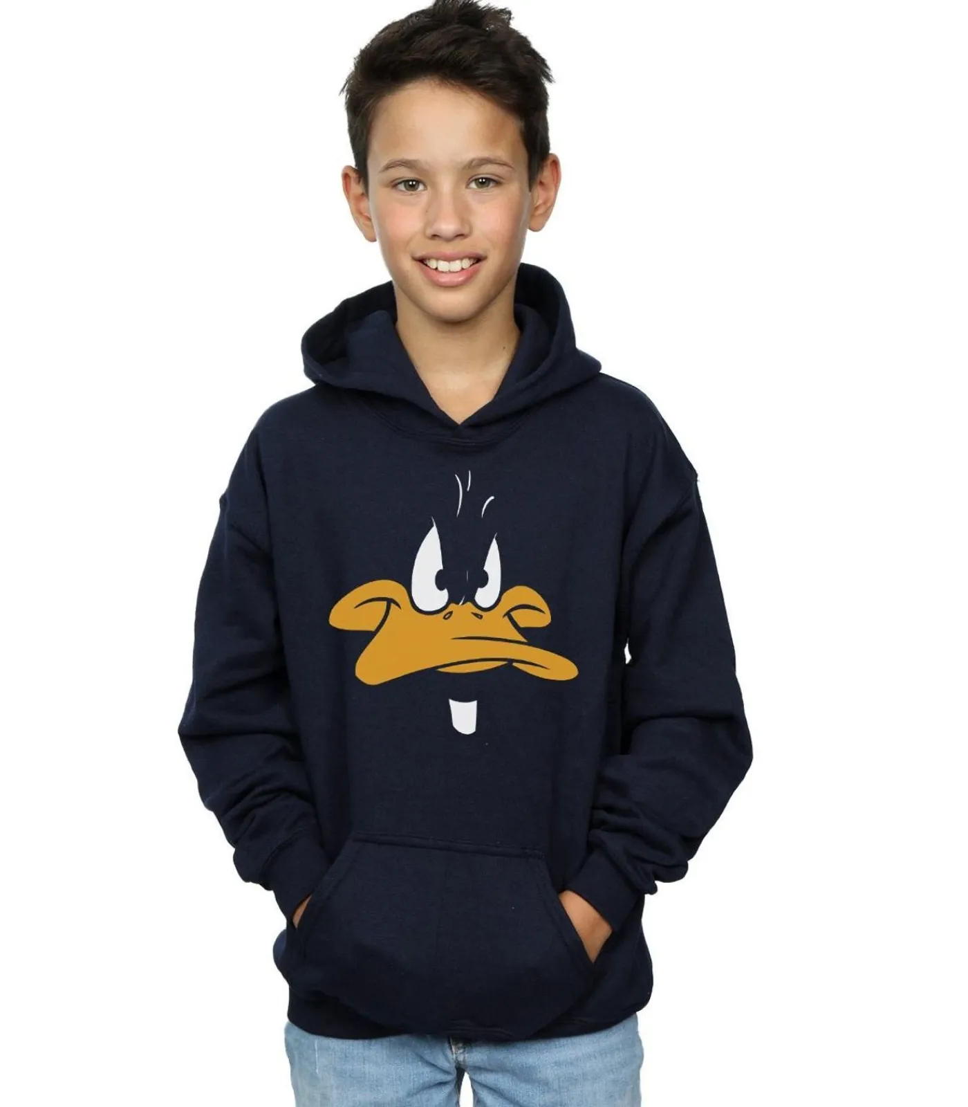 Hot FACE - Trui met kap - Marineblauw Kinderen Truien & Vesten